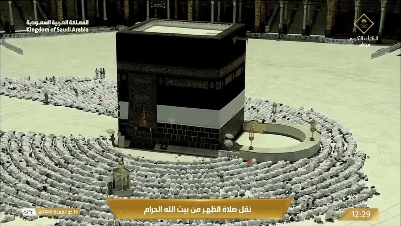 kiswah ka'bah dinaikkan